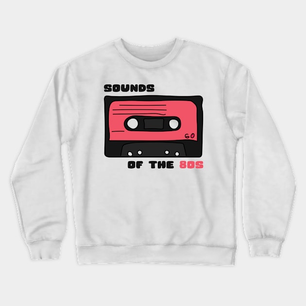 Sounds of the 80s Crewneck Sweatshirt by abstractsmile